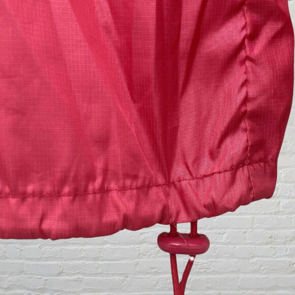 Juan Valdez Windbreaker M Pink Orange Colombia Anorak Pullover Jacket - Picture 12 of 16